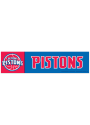 Detroit Pistons 3x12 Bumper Sticker - Blue