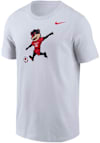 Main image for Cincinnati Bearcats White Nike Bearcat Playing Soccer Short Sleeve T Shirt