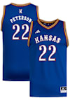 Main image for Darryn Peterson  Adidas Kansas Jayhawks Blue NIL Name And Number Jersey