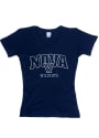 Villanova Wildcats Womens Navy Blue Basic T-Shirt