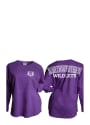 Northwestern Wildcats Womens Gameday Purple LS Tee