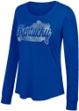Kentucky Wildcats Womens Favorite State Shape T-Shirt - Blue