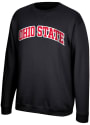 Ohio State Buckeyes Twill Crew Sweatshirt - Black