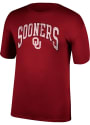 Oklahoma Sooners Arch Distressed T Shirt - Crimson