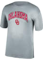 Oklahoma Sooners Arch Mascot T Shirt - Grey