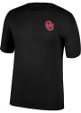 Oklahoma Sooners Left Chest Logo T Shirt - Black
