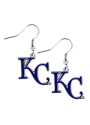 Kansas City Royals Womens Logo Dangle Earrings - Blue