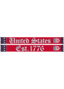 1776 USA Soccer Scarf - Red