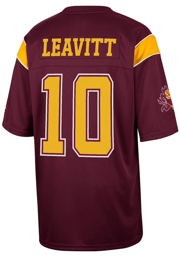 Sam Leavitt Arizona State Sun Devils MAROON Football NIL Replica