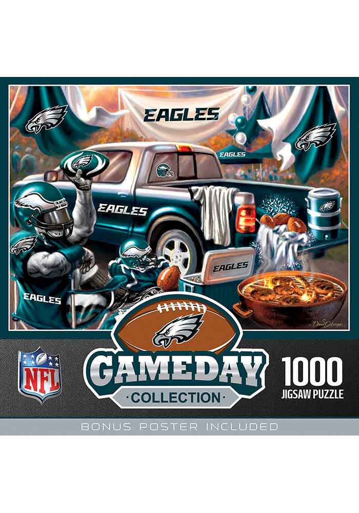 Philadelphia Eagles MIDNIGHTGREEN Gameday 1000 Piece Puzzle - 17180571