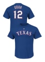 Rougned Odor Texas Rangers Blue Name and Number Player Tee