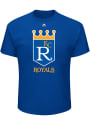Majestic Kansas City Royals Blue Cooperstown Logo Tee