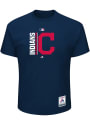 Majestic Cleveland Indians Navy Blue Team Icon Tee