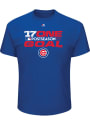 Majestic Chicago Cubs Blue 17 One Goal Tee