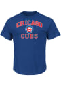 Majestic Chicago Cubs Blue Heart and Soul Tee