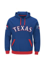 Texas Rangers Mens Blue Third Wind Hoodie