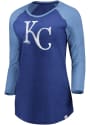 Majestic Kansas City Royals Womens Winners Glory Blue T-Shirt