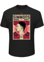 Ben Simmons Philadelphia 76ers Black Greatest Impact Player Tee