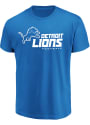 Detroit Lions Majestic Critical Victory T Shirt - Blue