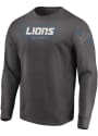 Detroit Lions Majestic Kick Return T Shirt - Grey
