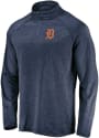 Detroit Tigers Majestic Contenders Welcome 1/4 Zip Pullover - Navy Blue