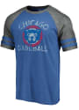 Chicago Cubs Majestic Earn Your Stripes Fashion T Shirt - Blue