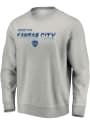 Sporting Kansas City Split Personality Crew Sweatshirt - Grey