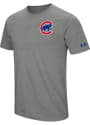 Chicago Cubs Under Armour Wordmark Core T Shirt - Grey