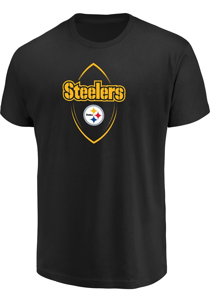 Majestic Steelers Maximized Short Sleeve T Shirt