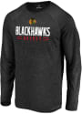 Chicago Blackhawks Engage Stack T-Shirt - Black