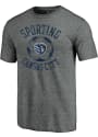 Sporting Kansas City Retro Soccer Arc Fashion T Shirt - Grey