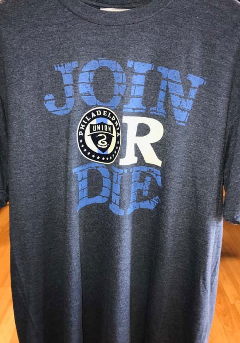 Union Join Or Die Short Sleeve Fashion T Shirt
