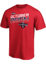 St Louis Cardinals Division Champs LR T Shirt - Red