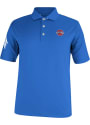 Adidas Detroit Pistons Mens Blue Puremotion Climacool 3-Stripe Short Sleeve Polo Shirt