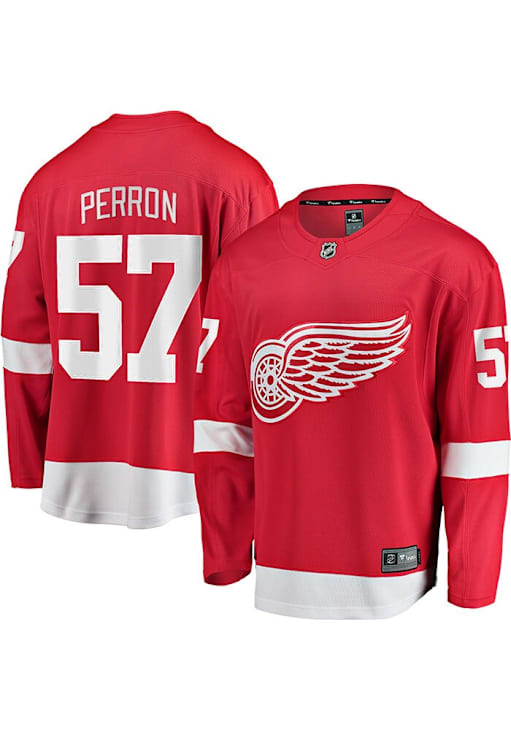 David Perron Detroit Red Wings Mens Red 2019 Home Breakaway Hockey