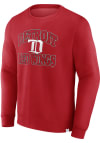 Main image for Detroit Red Wings Mens Red Heritage Crew Long Sleeve Crew Sweatshirt