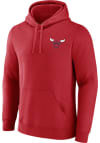Main image for Chicago Bulls Mens Red For the Team Long Sleeve Hoodie