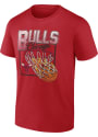 Chicago Bulls Cotton Alley Oop T Shirt - Red