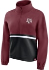 Main image for Texas A&M Aggies Womens Maroon Colorblock 1/4 Zip Pullover