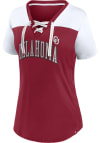 Main image for Oklahoma Sooners Womens Lace Up Fashion Football Jersey - Cardinal