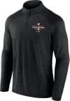 Main image for Houston Astros Mens Black 2022 World Series Champions Curveball Long Sleeve 1/4 Zip Pullover