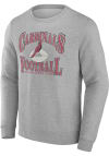 Main image for Arizona Cardinals Mens Grey True Classics Playability Long Sleeve Crew Sweatshirt