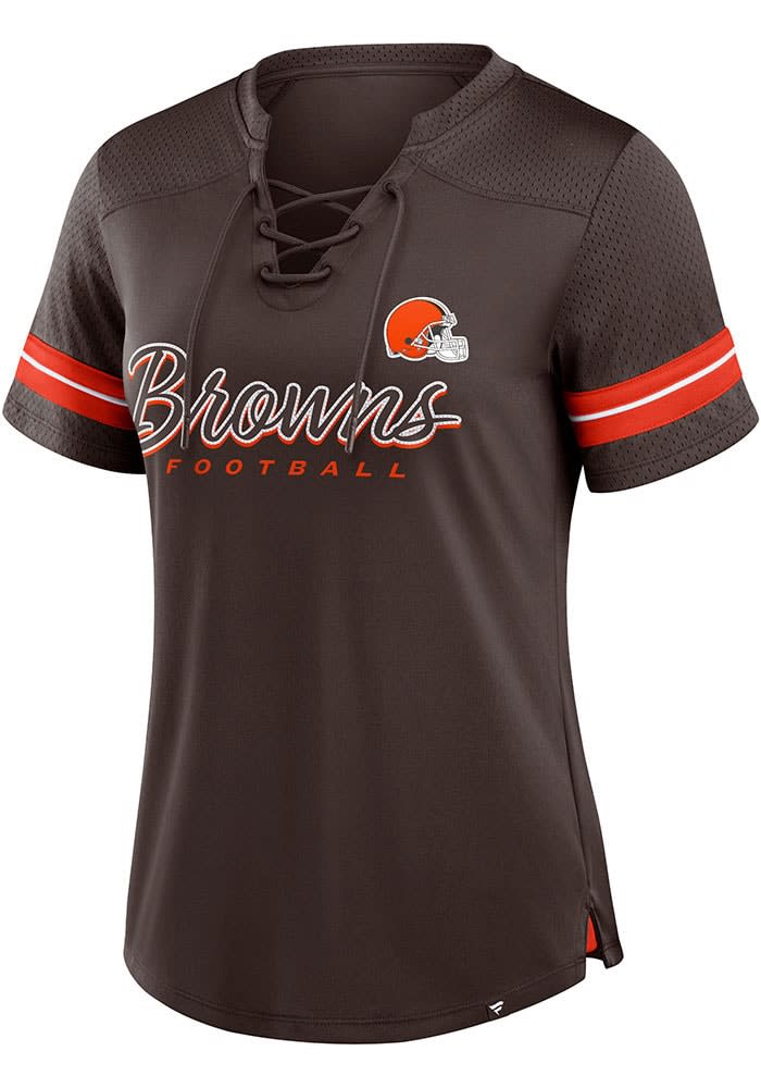 Cleveland Browns Womens Play Script Fashion Football Jersey BROWN