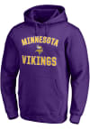 Main image for Minnesota Vikings Mens Purple Victory Arch Long Sleeve Hoodie