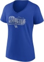 Kentucky Wildcats Womens Team Glory T-Shirt - Blue