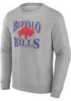 Main image for Buffalo Bills Mens Grey True Classics Playability Long Sleeve Crew Sweatshirt