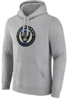 Main image for Philadelphia Union Mens Grey Primary Logo Long Sleeve Hoodie