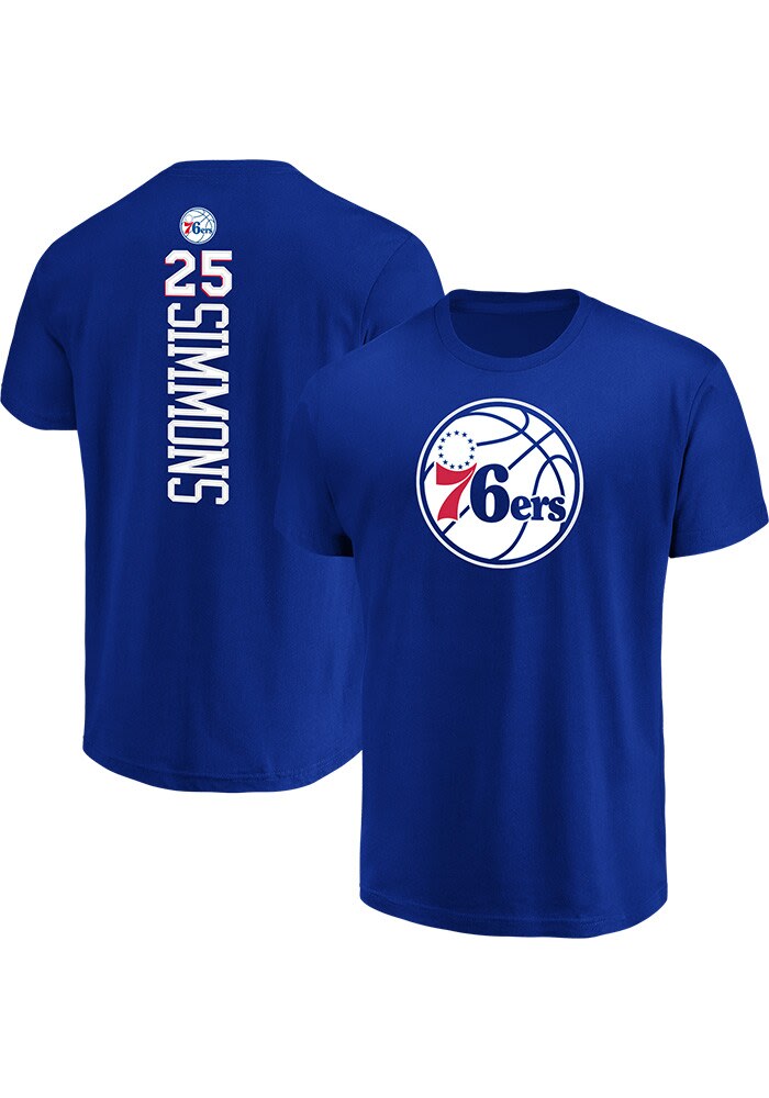 Ben Simmons 76ers Backer Short Sleeve Player T Shirt