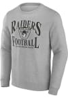 Main image for Las Vegas Raiders Mens Grey Playability Long Sleeve Crew Sweatshirt