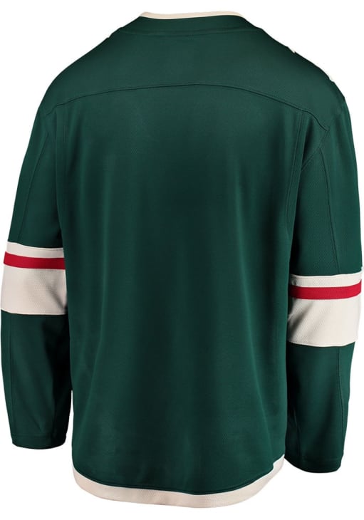 Minnesota Wild Mens Green Home Breakaway Hockey Jersey